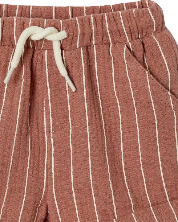 Image du produit Vertbaudet Weiche Baby Musselin-Shorts mit Streifen