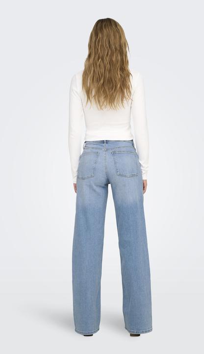 Produktbild Only ONLCHRIS Mittlere Taille Weiter Beinschnitt Jeans Jeans mit weitem Bein (W26/L30)