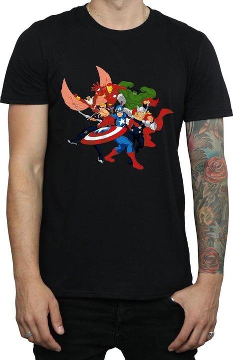 Produktbild Avengers Assemble Comic Team TShirt (XL)