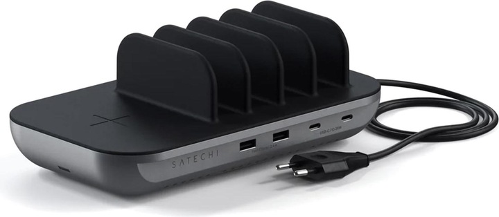 Actual product image Satechi 5 Port MultiDevice Charging Station (20 W)