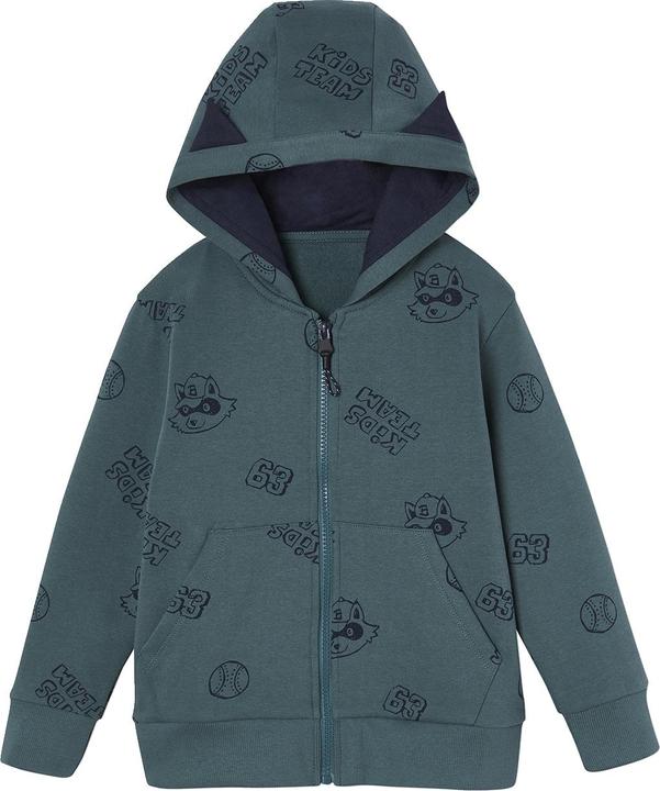 Produktbild Vertbaudet Jungen Kapuzensweatjacke mit Ohren und Recycling-Polyester (98)