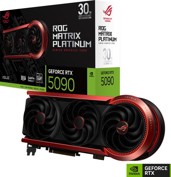 Produktbild ASUS RTX 5090 32GB ROG 30TH ANNIVERSARY (32 GB)