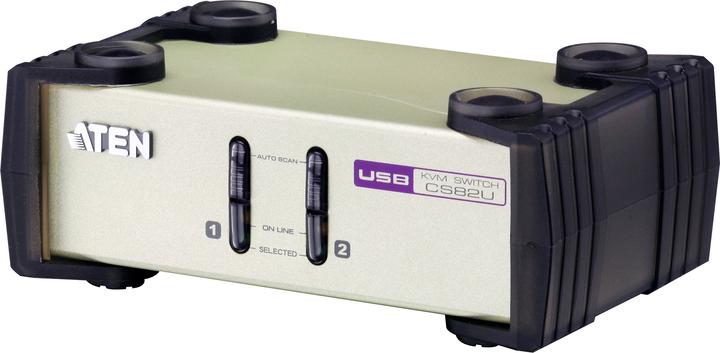 Immagine prodotto Aten CS82U, interruttore KVM a 2 porte, USB, PS/2 e VGA