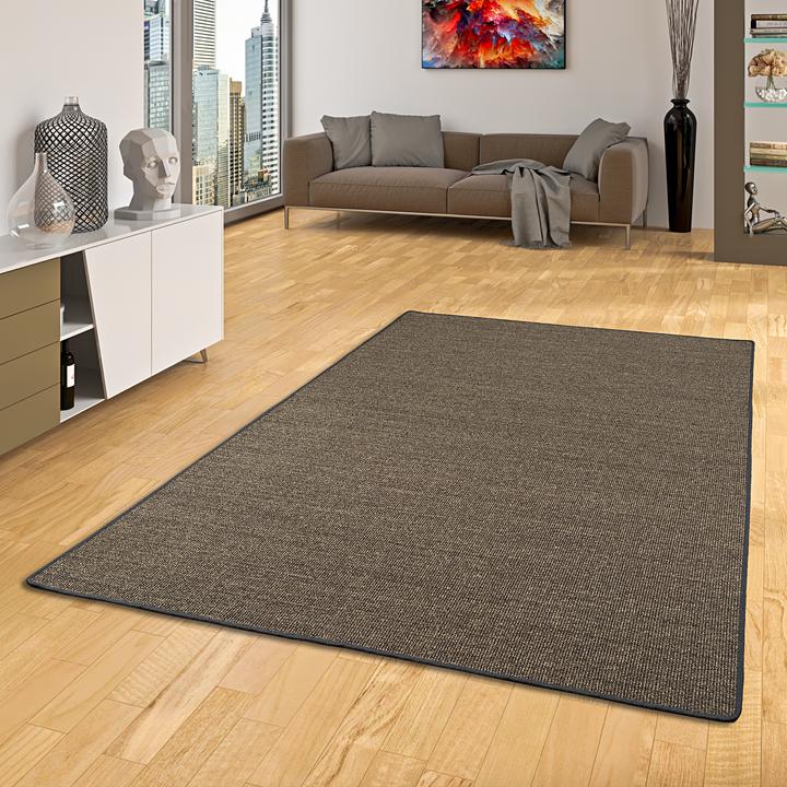 Image du produit Snapstyle Tapis en sisal naturel Classique - 9 coloris en 17 tailles (160 x 160 cm)
