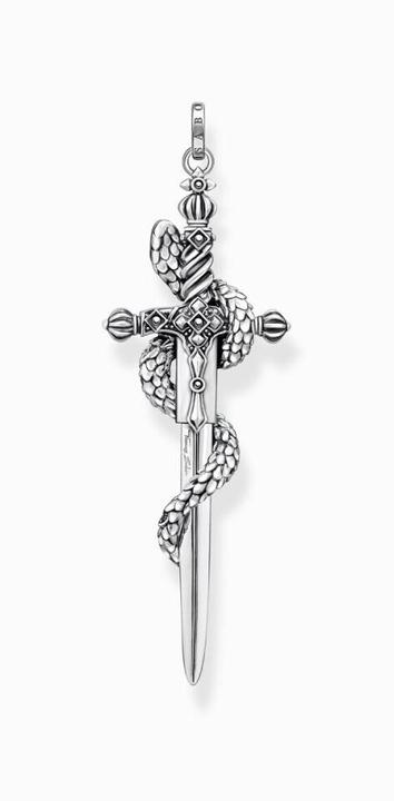 Image du produit Thomas Sabo Pendentif Épée noircie avec serpent (Argent 925)
