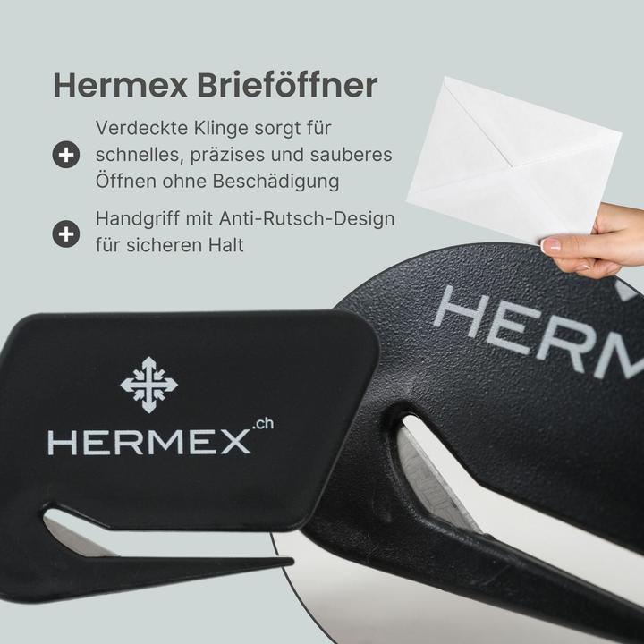 Produktbild Hermex Brieföffner Briefmesser Kuvertöffner Briefklinge