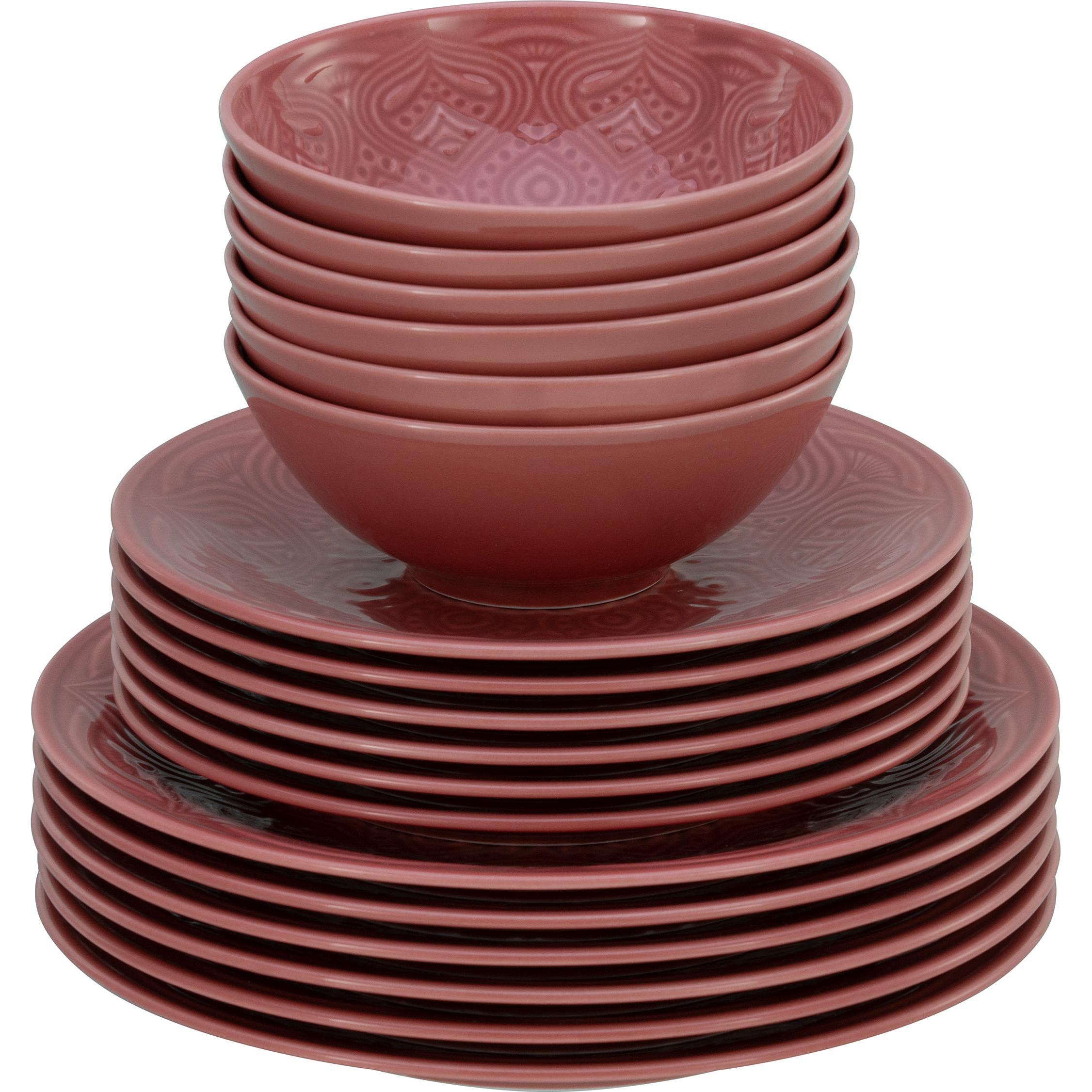 CreaTable, Geschirrset, Orient Mandala (18 Stück)