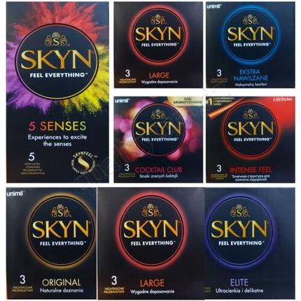 Actual product image Unimil Skyn Feel Everything Elite Non-Latex Condoms 3Pcs (3 pcs.)