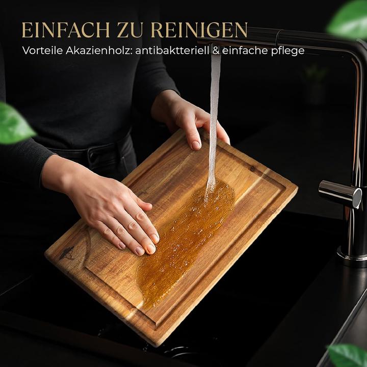 Image du produit Revontis Schneidebrett-Set mit Halter & Saftrille