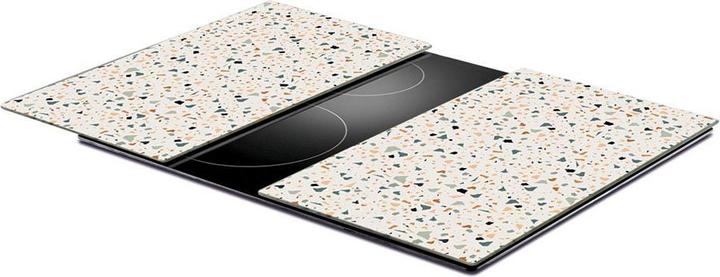 Zeller Present Herdabdeck-/Schneideplatten-Set "Terrazzo"