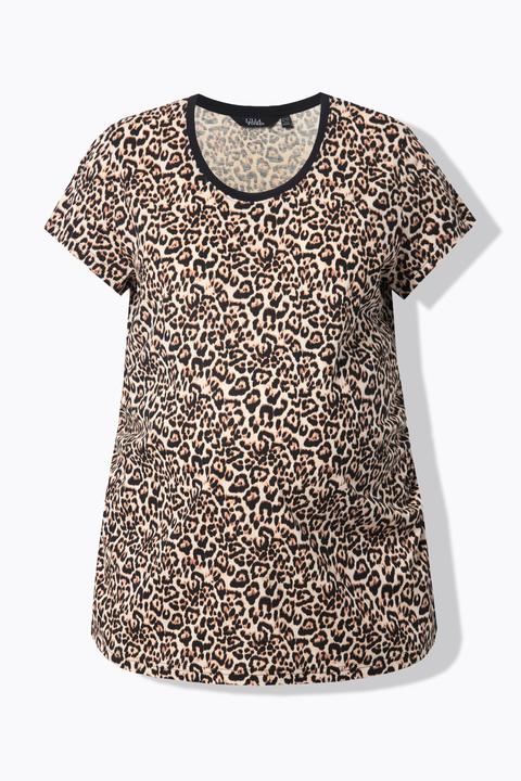 Produktbild Ulla Popken Bellieva-T-Shirts, 2er-Pack, Halbarm, seitliche Raffung (62)
