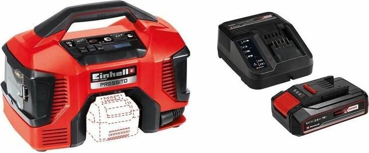 Immagine prodotto Einhell Compressore ibrido Pressito Solo (11 bar, 21 l)