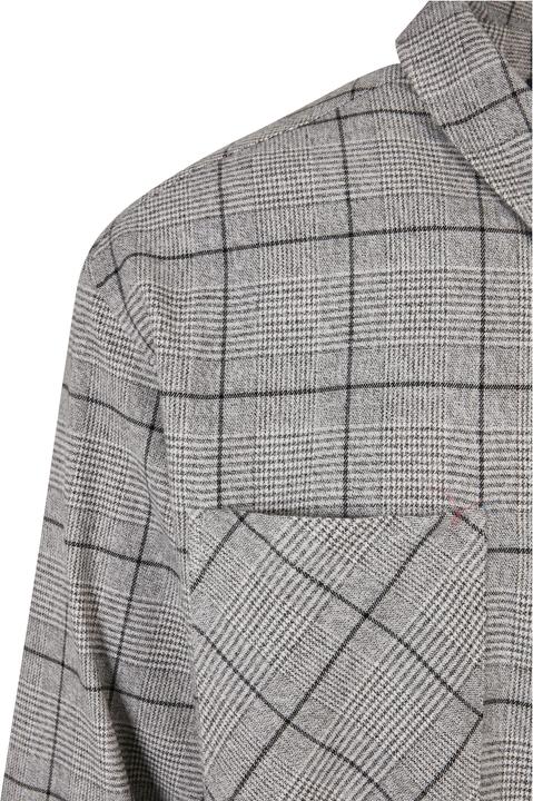 Immagine prodotto Urban Classics Camicia grigia lunga oversize a quadri (XL)