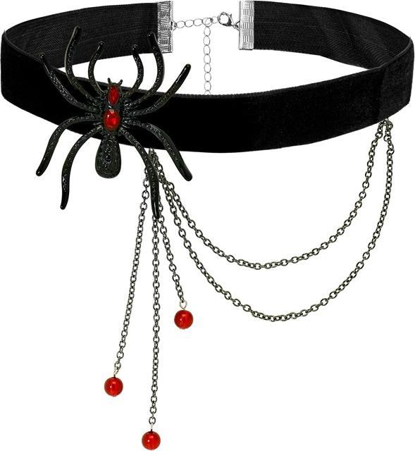 Produktbild Widmann Halsband Spinne Mit Rotem Strass