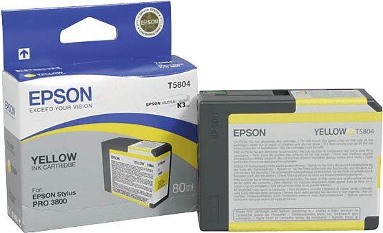 Actual product image Epson T5804 (Y)