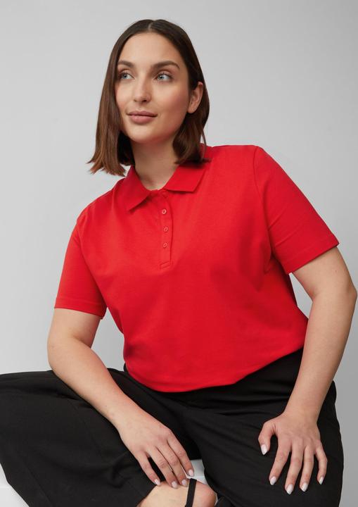 Actual product image S.Oliver Polo-Shirt Piqué-Poloshirt aus Baumwollmix (48)