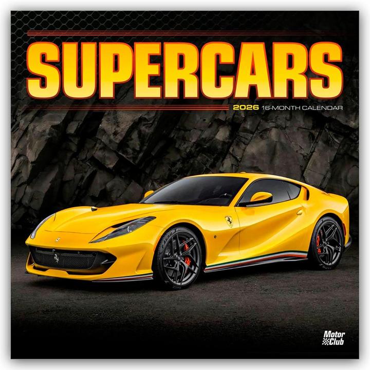 Actual product image Supercars - Supersportwagen 2026 - 16-Monatskalender