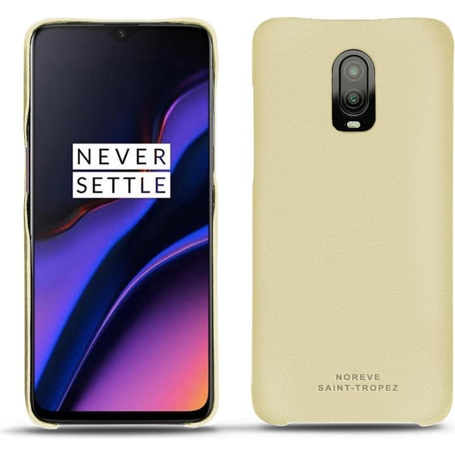 Thumbnail - Noreve Lederschutzhülle (OnePlus 6T), Smartphone Hülle, Beige
