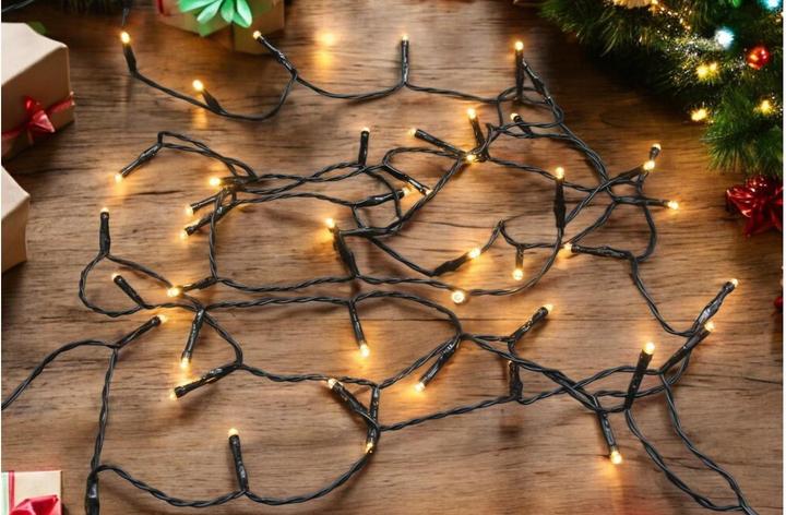 Actual product image GuGus LED outdoor light chain 100 LED warm white light Length 7.5m (7.50 m)