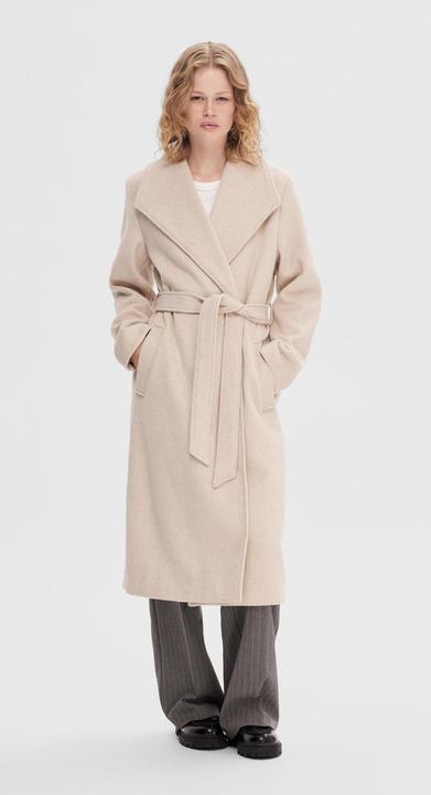 Actual product image Selected Femme Belted wool coat