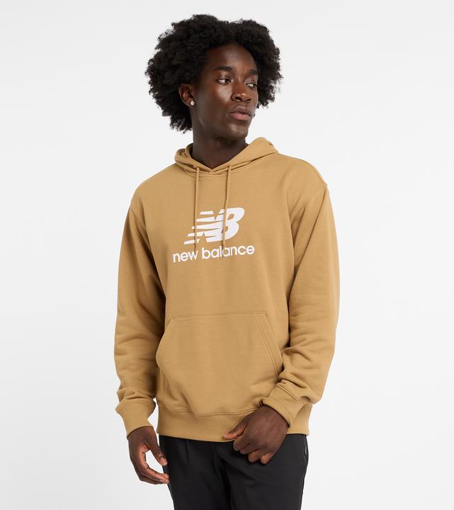 New Balance Sport Essentials Stacked Logo French Terry Hoodie (M)