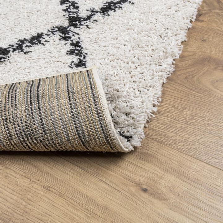Actual product image vidaXL Shaggy high pile modern carpet (200 x 100 cm)