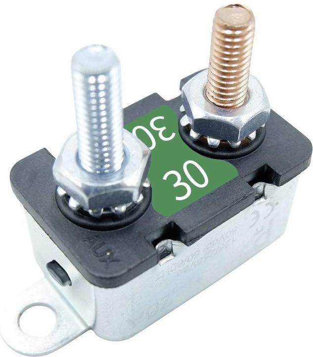 Actual product image parts Circuit breaker 30 A, 15 A, 7.2 A (30 A)