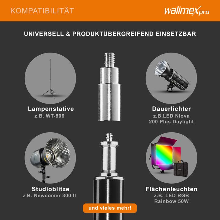 Produktbild Walimex Galgenstativ mit Gegengewicht (183 cm, 5 kg)