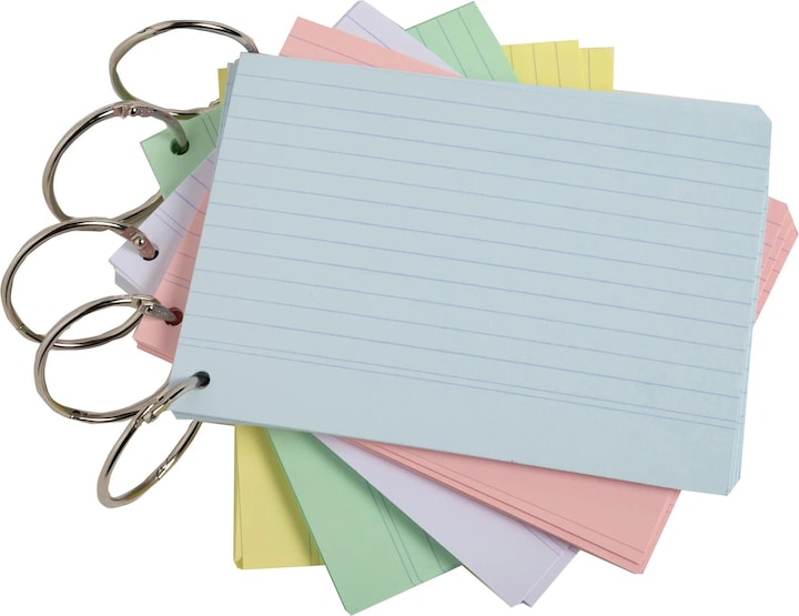Actual product image Exacompta Flashcards (A6, 205 g/m², 50 x)
