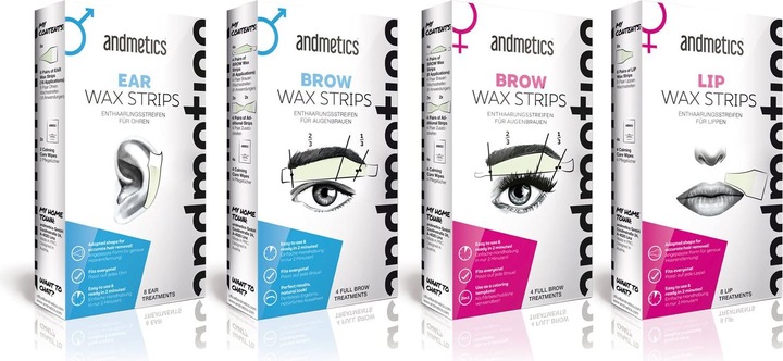 Produktbild Andmetics Lip Wax Strips (8 x)