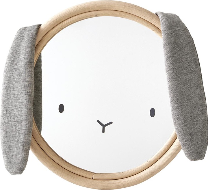 Image du produit Vertbaudet Miroir pour chambre d'enfant HASE, rotin/tissu