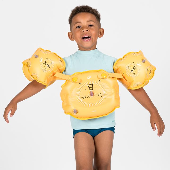 Image du produit Nabaiji Brassards ceinture évolutifs de piscine Enfant - Tiswim lion jaune