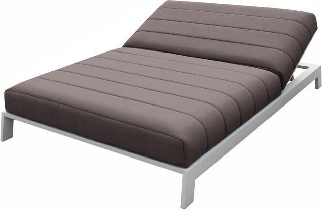 Immagine prodotto Divano Lettino doppio da esterno BITE Lounger Sunbrella, bianco-tortora (203 cm)
