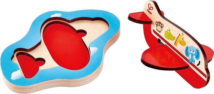 Actual product image Hape 3D airplane puzzle (4 pieces)