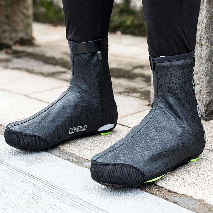 Actual product image Rockbros Ochraniacze na buty LF1081 wiatroodporne wodoodporne 42-46 cm - czarne (45)