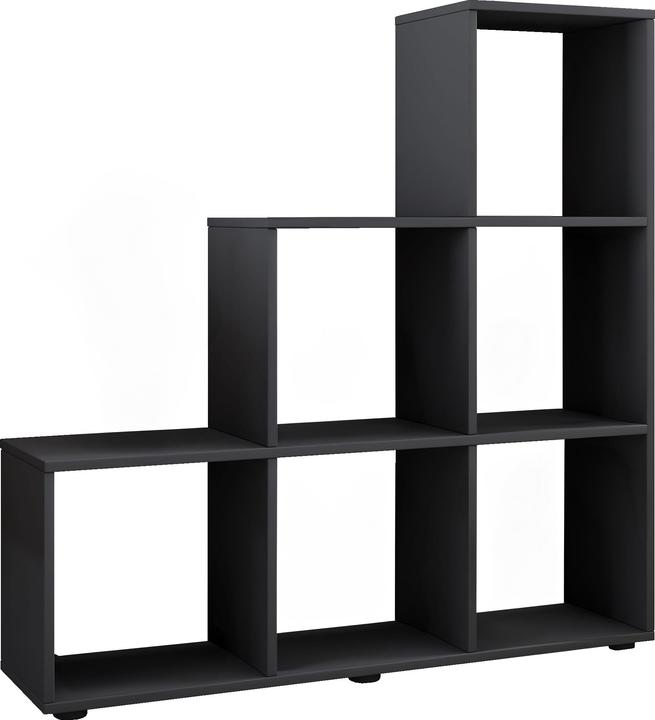 Immagine prodotto VCM Scaffale a piedistallo in legno 6 scomparti Nitas (108 x 29 x 105 cm)