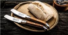 Produktbild Laguiole Luxury Line Buttermesser Olivenholz (4 Stück, Besteck Set)