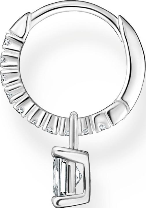 Actual product image Thomas Sabo Single Creole with White Stones Silver (925 silver)