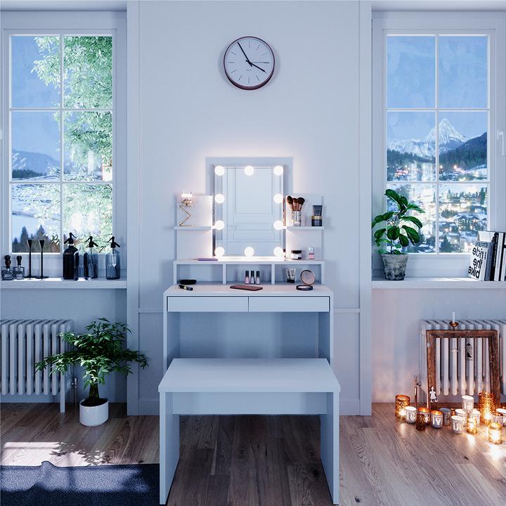 Image du produit Vicco Ania avec éclairage LED et banc (80 x 40 x 139.60 cm)