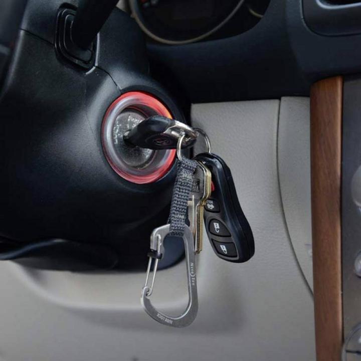 Actual product image Nite Ize Key Carabiner Keyring Gr