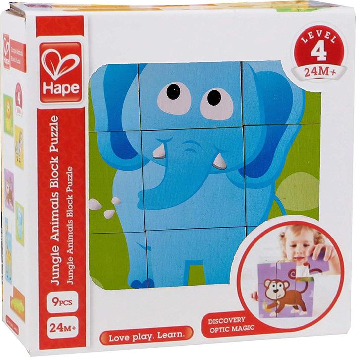 Produktbild Hape Blockpuzzle Dschungel (9 Teile)