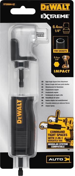 Actual product image DeWalt DT20504-QZ Angle attachment 1pc.