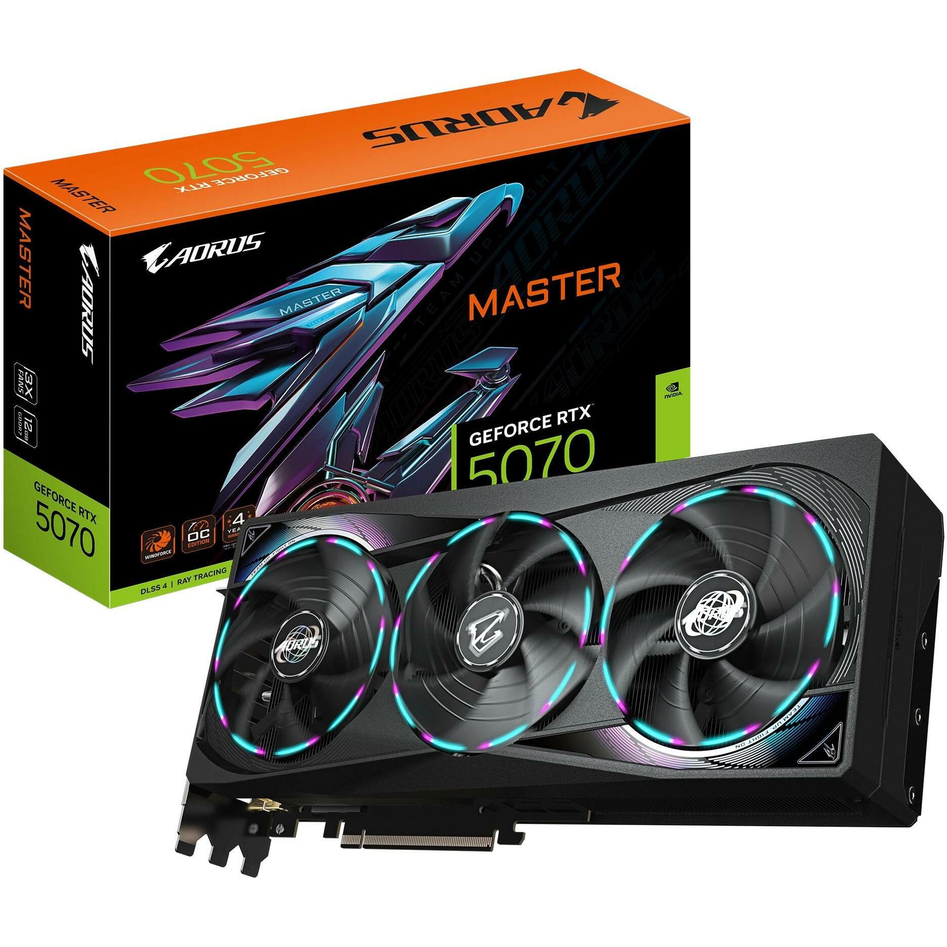 Gigabyte AORUS GeForce RTX 5070 Master (12 GB), Grafikkarte