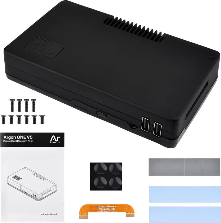 Produktbild One V5 Gehäuse für Raspberry Pi 5, ARGONV5