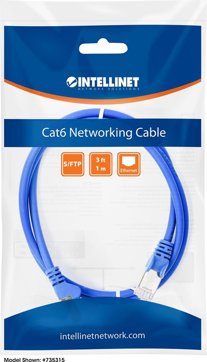 Actual product image Intellinet Network cable (S/FTP, CAT6, 1 m)