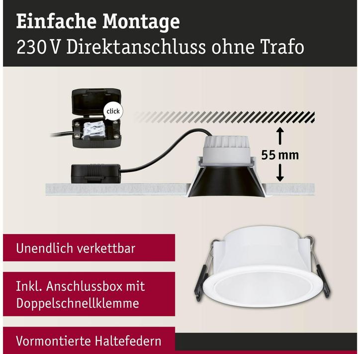 Actual product image Paulmann Cole Coin (470 lm)