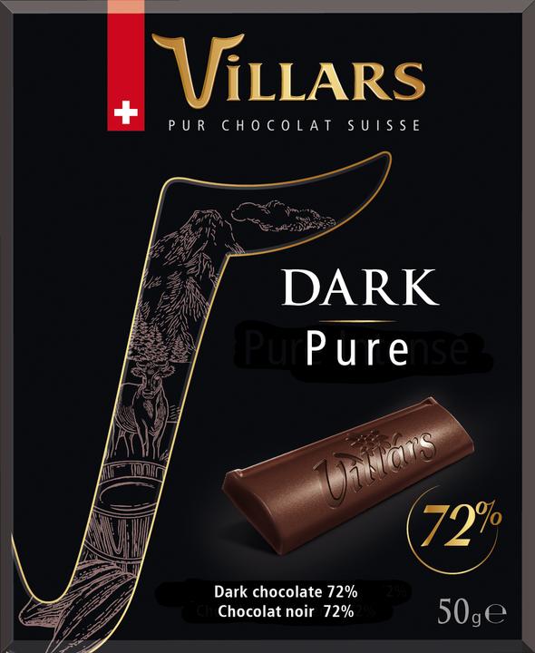 Image du produit Villars Dark 72% (50 g)