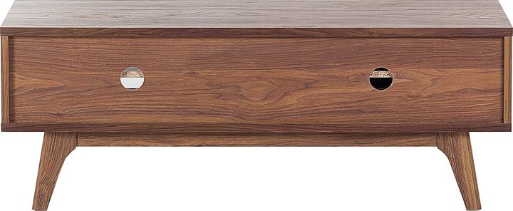 Actual product image Beliani Dark white Buffalo wood with ŠAFKA RTV (117 x 35 x 44 cm)