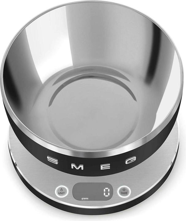 Productafbeelding Smeg KSC01BLMWW Keukenweegschaal Noir Mat