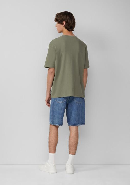 Produktbild S.Oliver T-Shirt T-Shirt aus Waffelpiqué mit Brusttasche (S)